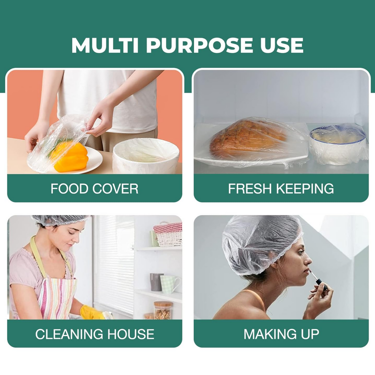 Disposable Shower Cap – Waterproof & Hygienic – alternate view