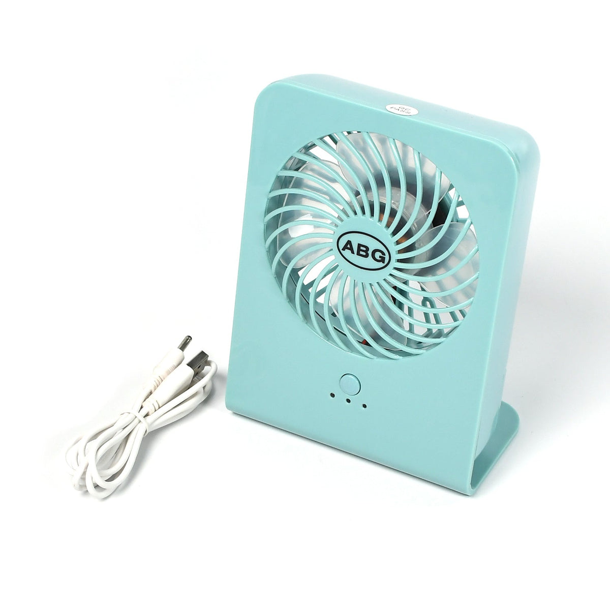 Portable Desk Fan – Quiet 3-Speed USB Power – alternate view