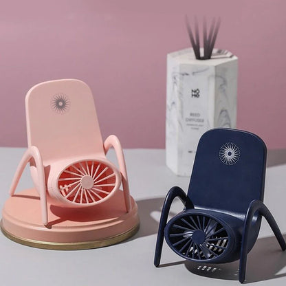 Portable Phone Holder Fan – Handheld & Multi-Function
