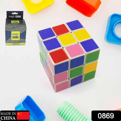Rubik's Cube 3x3 – Brain Teaser Puzzle & Skill Builder – side view