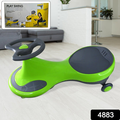 Kids Ride on Toy Car – Premium Swing Car for Ages 1 to 8 – side view