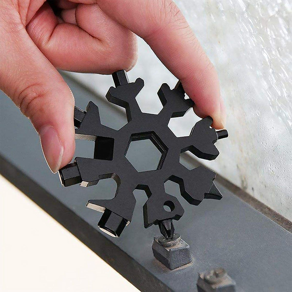 Snowflake Multi-Tool – 18-in-1 Stainless Steel Pocket Tool – alternate view