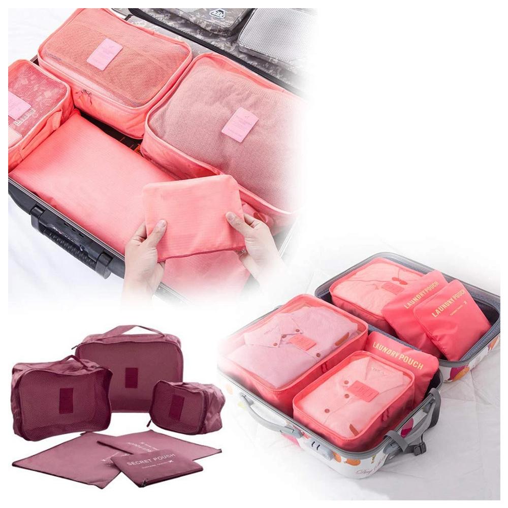 Cloth Organizer Pouch – 6 pcs Travel Laundry Bags – view 6