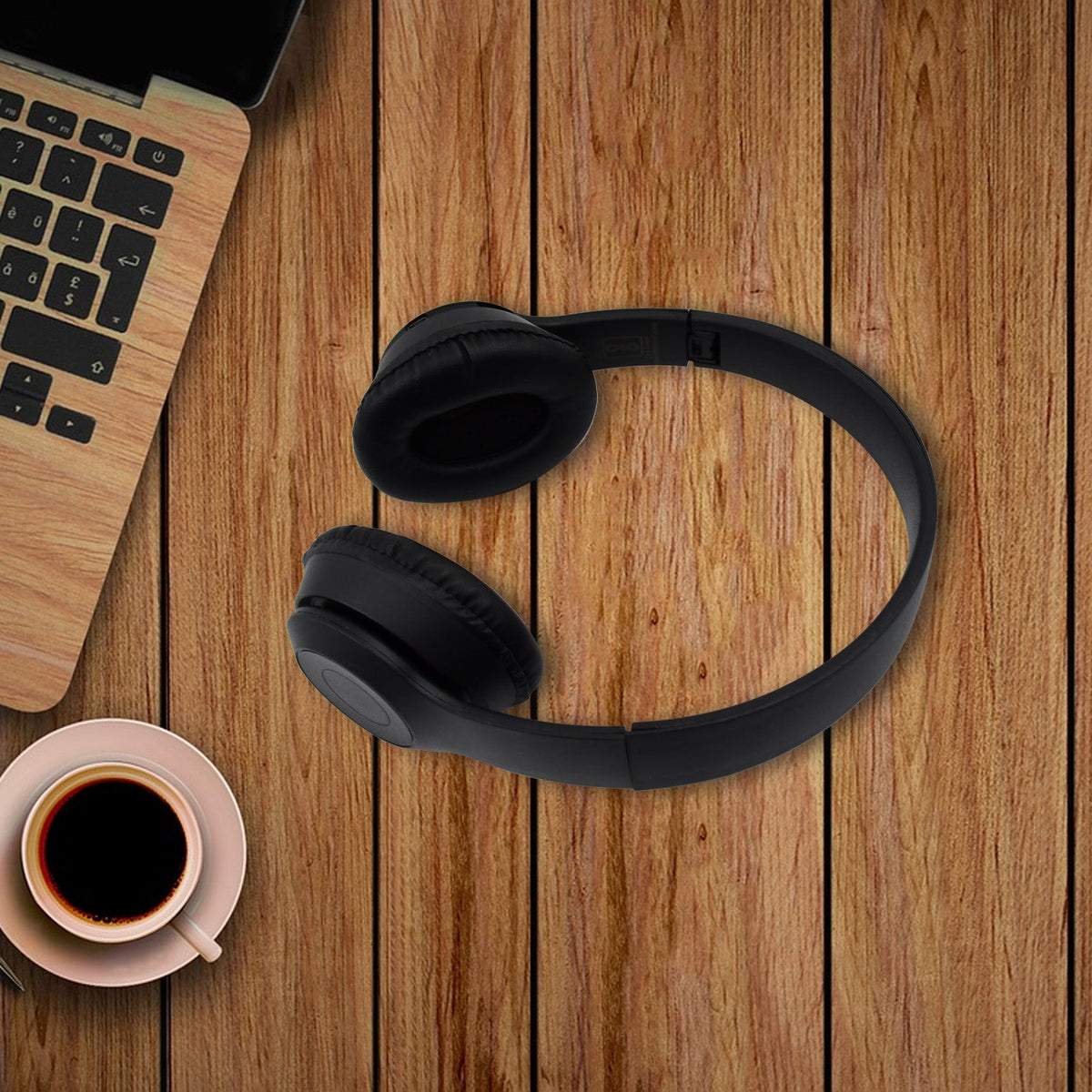 Foldable Wireless Headphones – Bluetooth & Hands-Free – alternate view