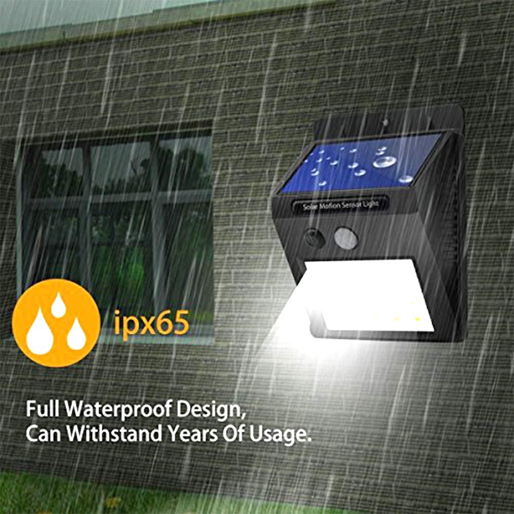 Solar Security LED Light – 30-LED Outdoor Wall – view 6