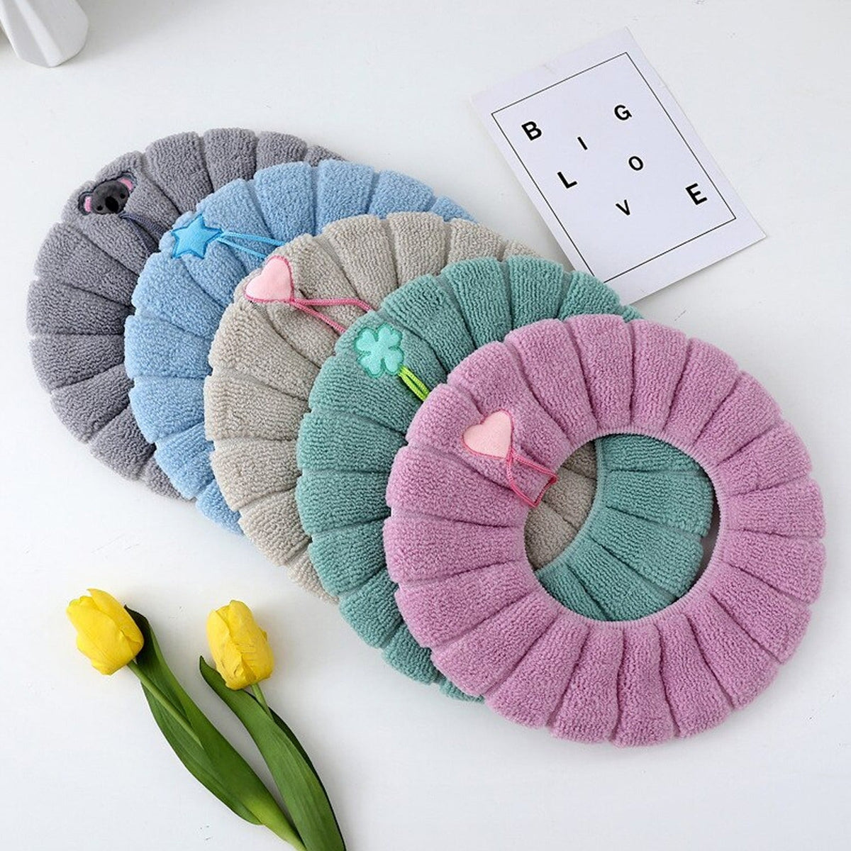 Toilet Seat Cover – Plush Washable for Warmth & Comfort – alternate view