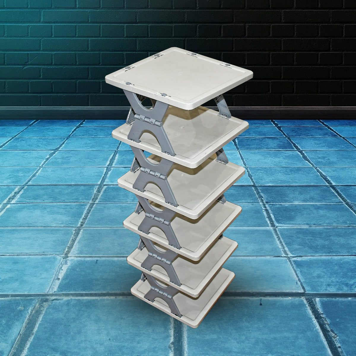 Foldable Shoe Rack 6-Layer – Space-Saving Organizer – view 9