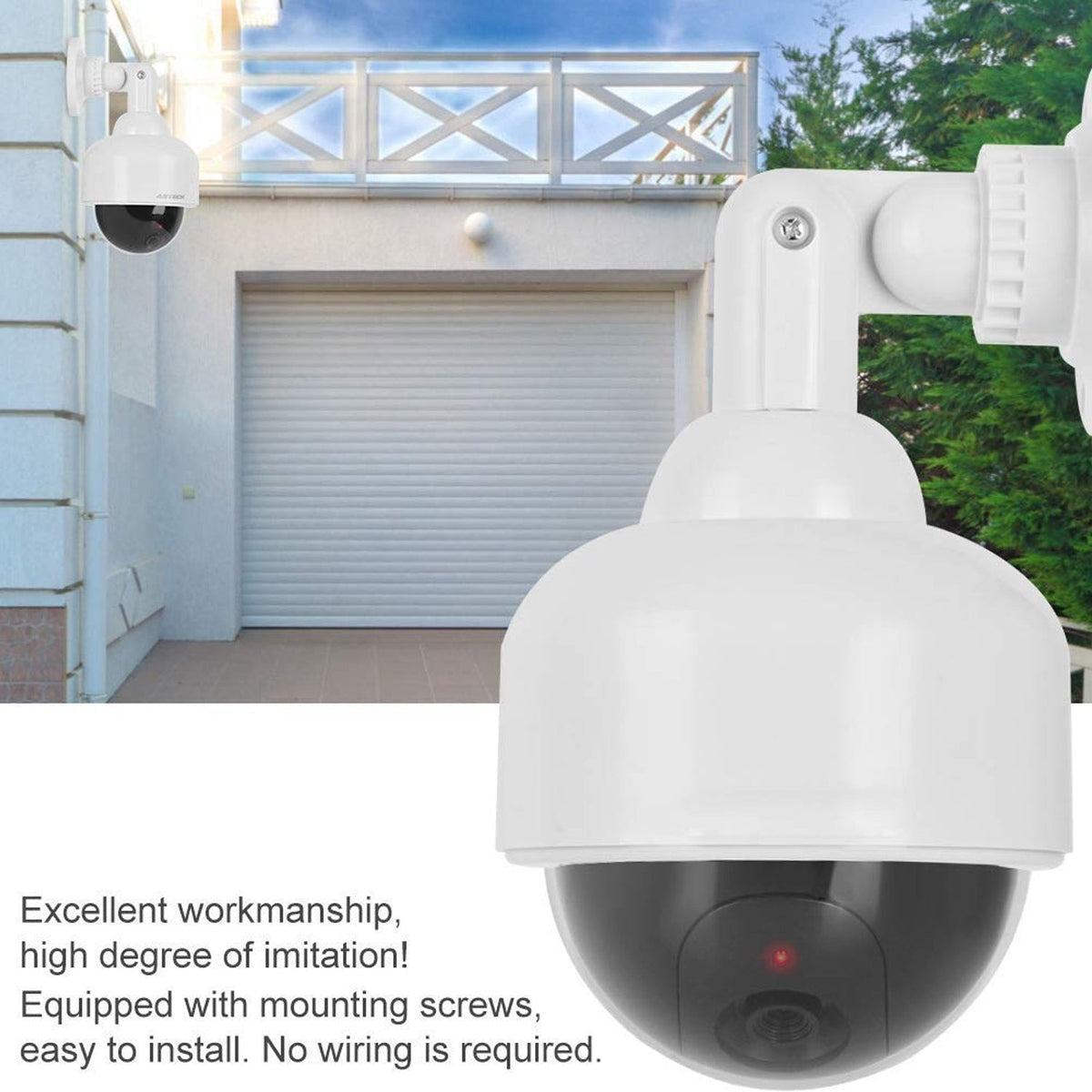 Dummy CCTV Camera – Realistic with Flashing LED – view 7