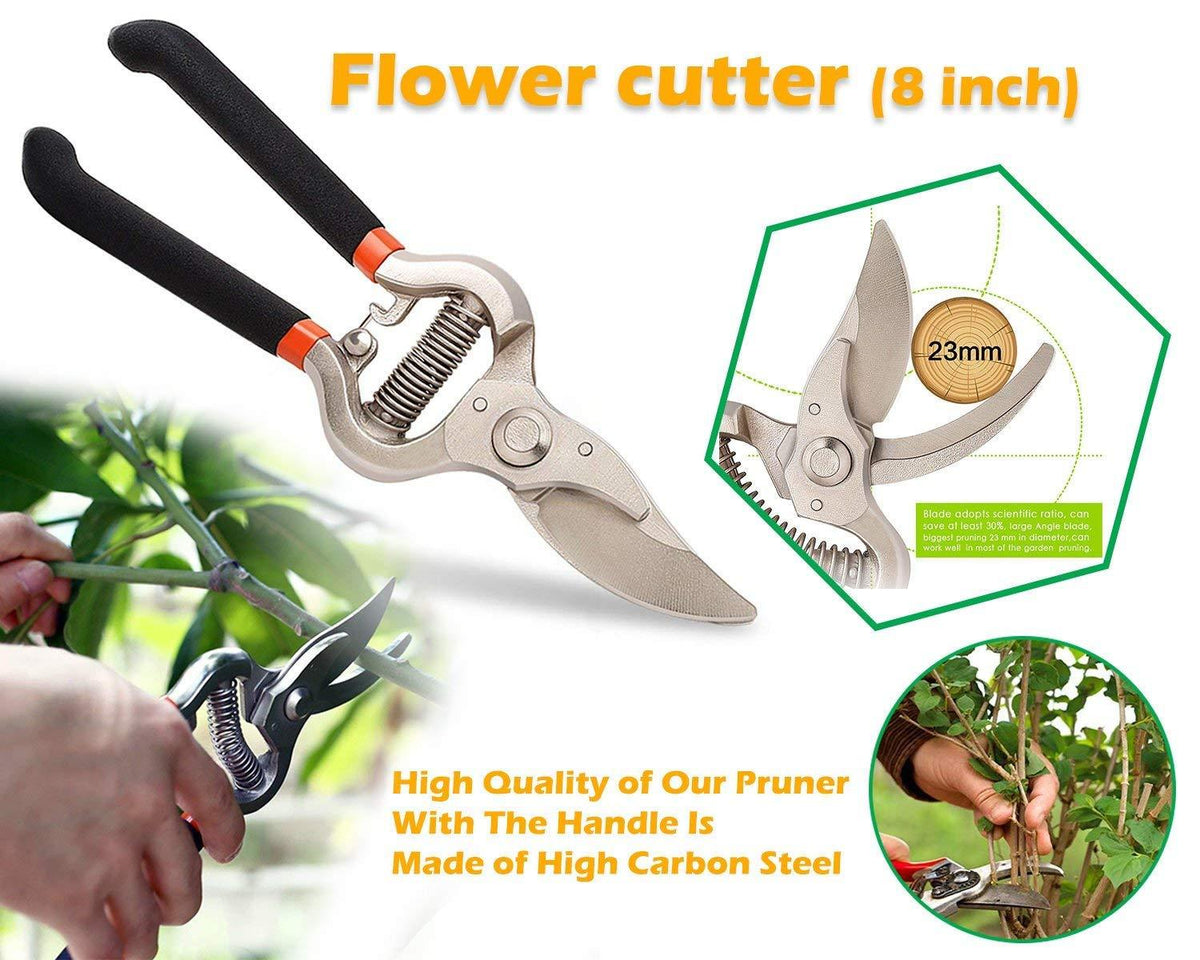 Garden Shears – 8-Inch Heavy-Duty Bypass Pruner – view 6