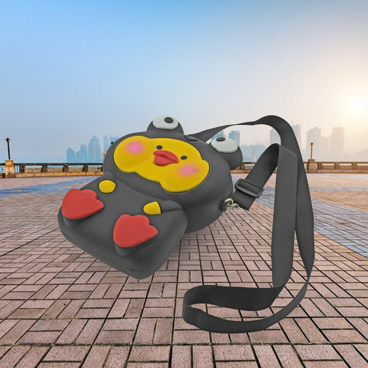 Cartoon Girls Backpack – Mini Silicone Shoulder Bag – view 8