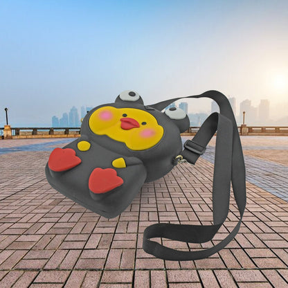 Cartoon Girls Backpack – Mini Silicone Shoulder Bag – view 8