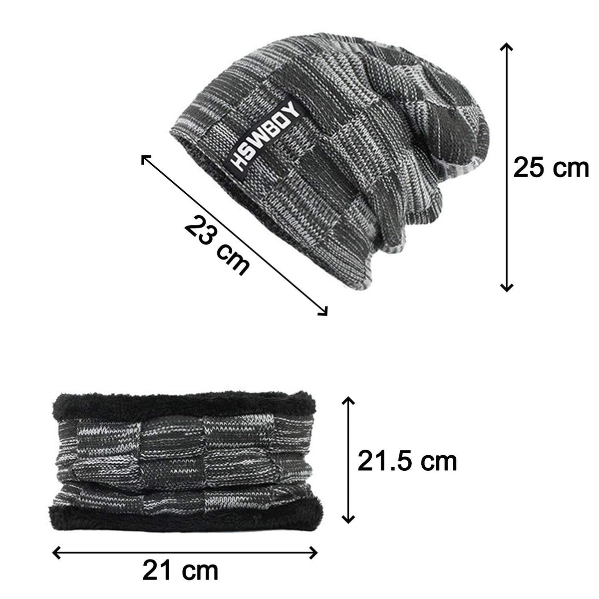 Woolen Beanie Scarf set – Ultra Soft Winter Wear – view 6