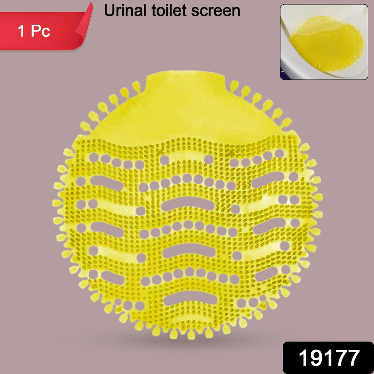 Urinal Screen Deodorizer Mat – Long-Lasting Odor Control – side view