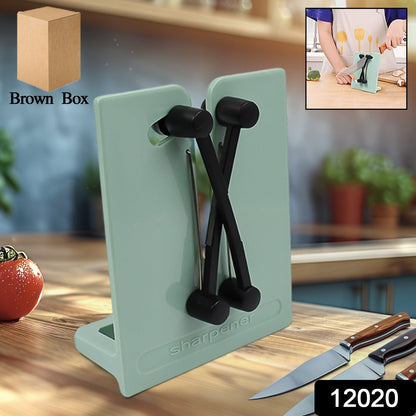 Kitchen Knife Sharpener – Professional & Easy to Use, Knife – side view