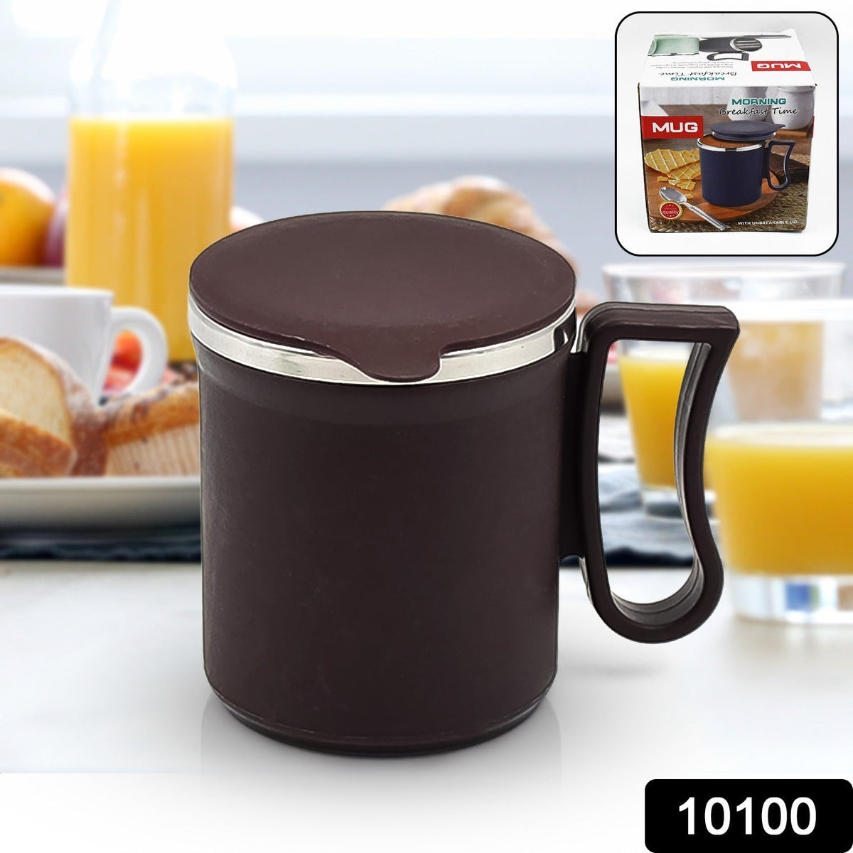 Stainless Steel Coffee Mug – Insulated, 200ml – side view