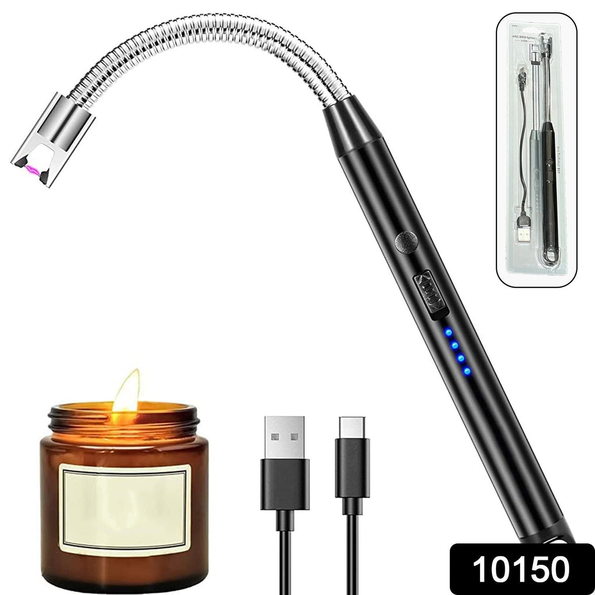 USB Rechargeable Electric Arc Lighter – Flexible, Windproof – view 7