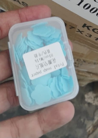 Travel Soap Sheets – 100 Flower-Shaped – view 10
