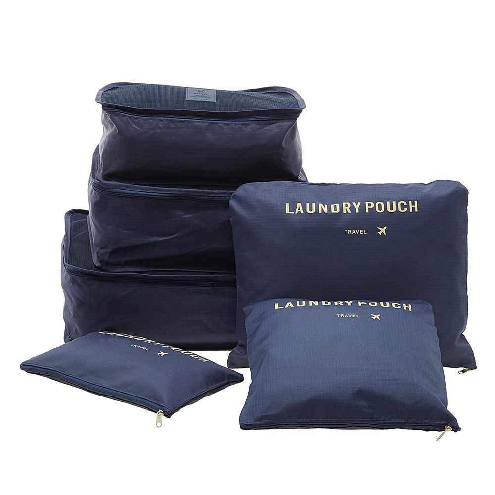 Cloth Organizer Pouch – 6 pcs Travel Laundry Bags – close-up