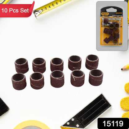 Drum Polishing Kit – 10 pc Sanding Sleeves set – side view
