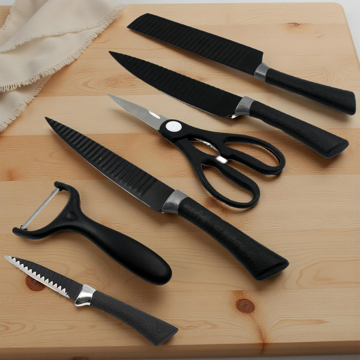 Kitchen Knife set – 6-Pc Professional Steel