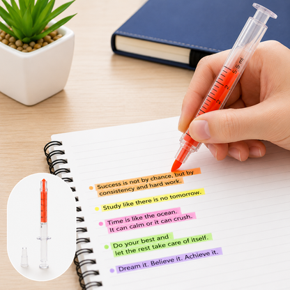 Fluorescent Highlighter Pen – Vibrant Marker – close-up