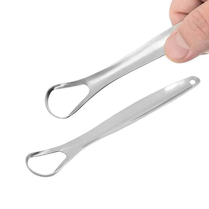 Stainless Steel Tongue Scraper – Oral Hygiene Tool with Case – view 7