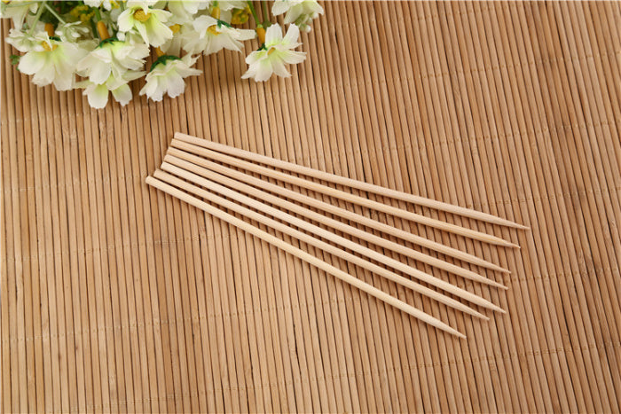 Natural Bamboo Skewers 15cm – Eco-Friendly BBQ Sticks – view 7