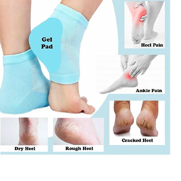 Silicone Gel Heel Socks – Pain Relief & Moisturizing – view 6