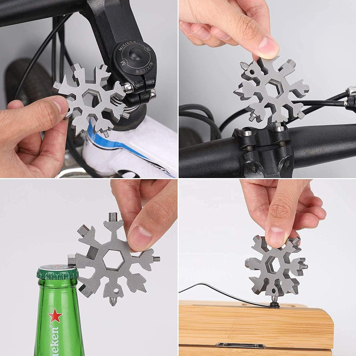 Snowflake Multi-Tool – 18-in-1 Stainless Steel Portable – view 7
