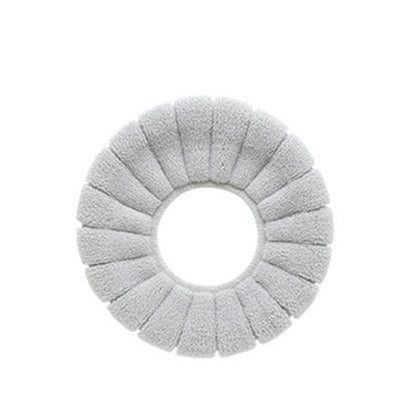 Toilet Seat Cover – Plush Washable for Warmth & Comfort – view 9
