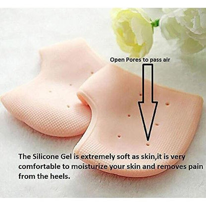 Silicone Gel Heel Socks – Dry Cracked Heel Repair – alternate view