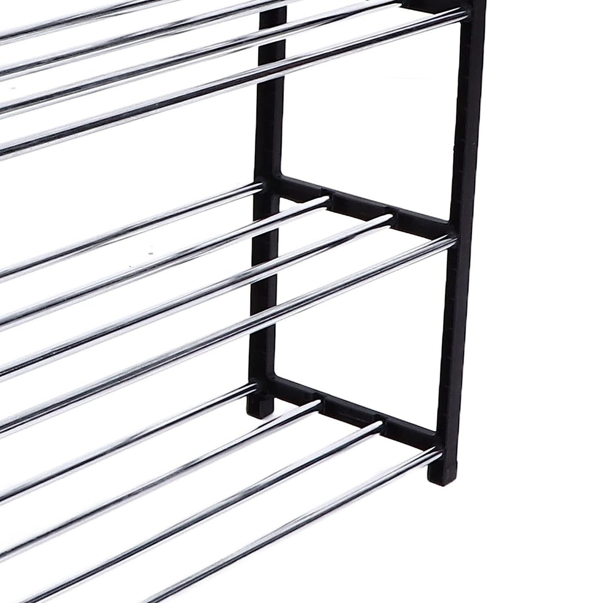 4 Tier Shoe Rack – Space-Saving Footwear Storage – alternate view