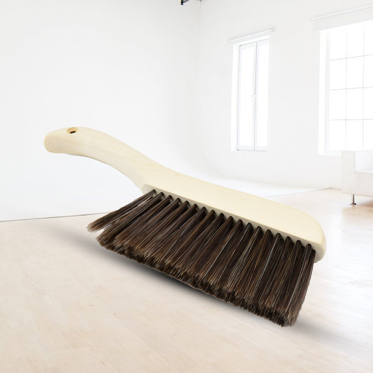 Soft Bristle Dust Cleaning Brush – Gentle Home & Fabric Care – detail view