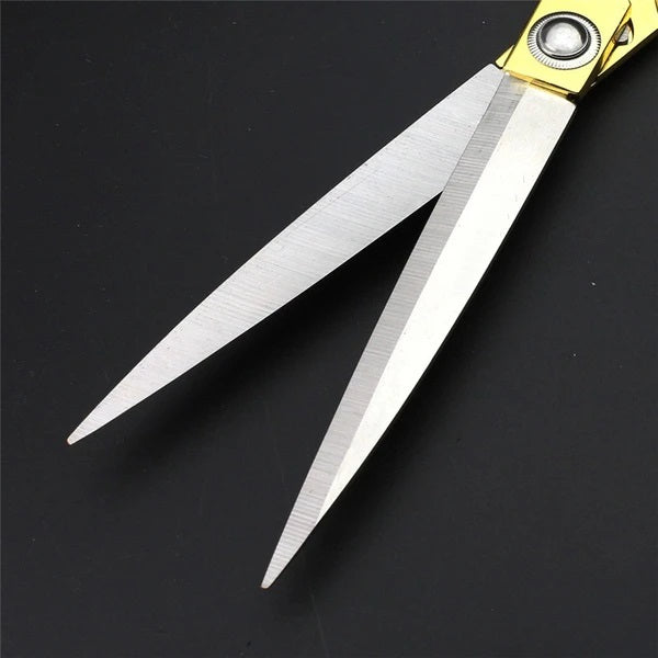 Tailoring Scissors – Sharp Golden Stainless Steel for Fabric – alternate view