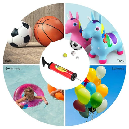 Sports Ball Pump 24CM – Portable Hand Pump for Inflatables – detail view