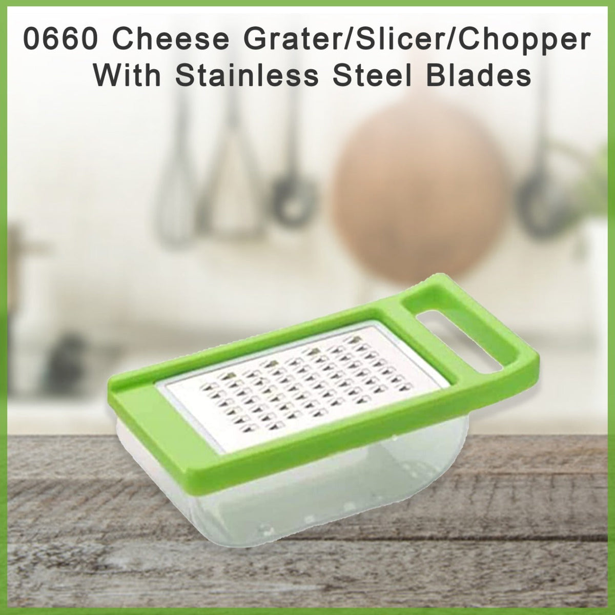Cheese Grater – Multi-functional Slicer & Chopper – alternate view