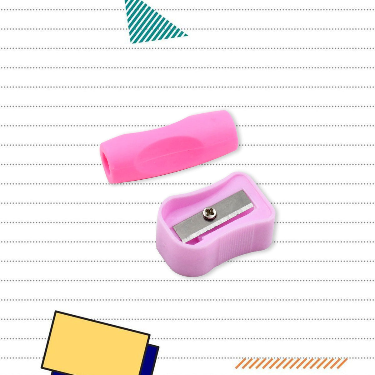 Kids Pencil set – Cute Animal Design with Sharpener & Eraser – detail view