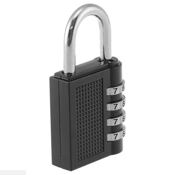 4-Digit Combination Padlock – Secure Portable Lock