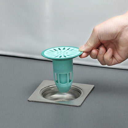 Silicone Floor Drain Stopper – Anti-Odor Hair Trap