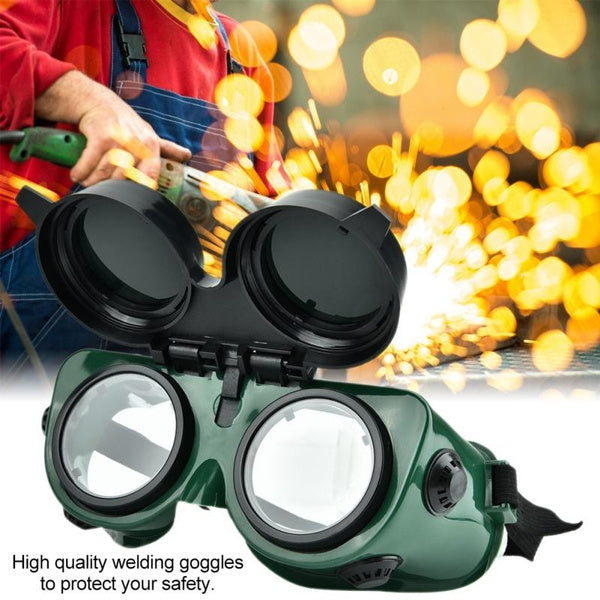 Welding Goggles – Flip-Up Safety, Adjustable Strap – detail view