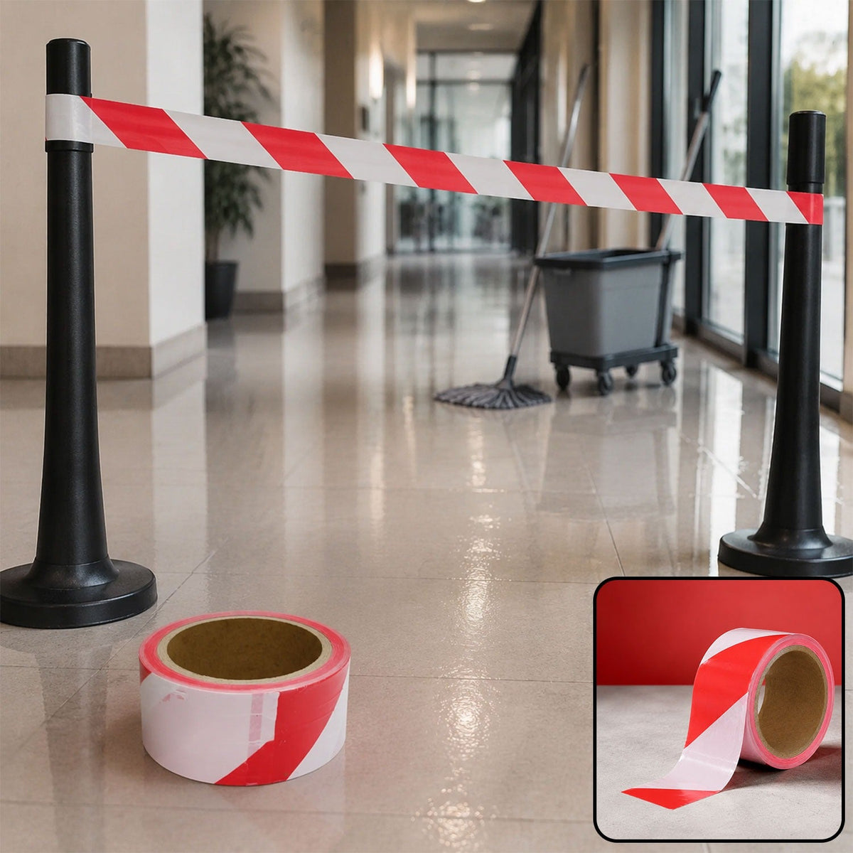 Safety Warning Tape – Non-Adhesive, 100M X 5CM
