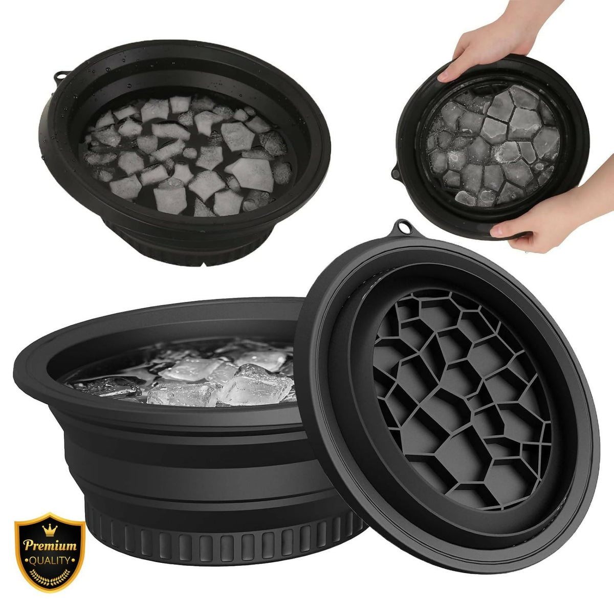 Silicone Face Ice Bowl – Easy Release & Reusable