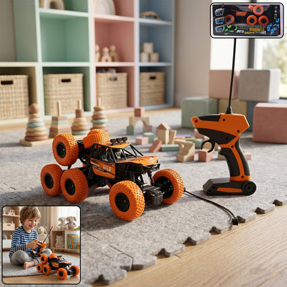 RC Off-Road Car – 8-Wheel Rock Climber for Kids