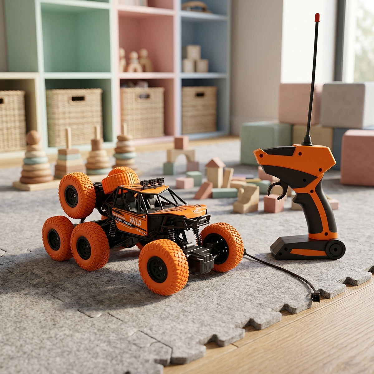 RC Off-Road Car – 8-Wheel Rock Climber for Kids – view 8
