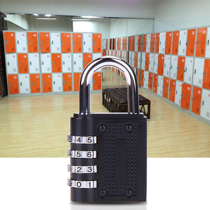4-Digit Combination Padlock – Secure Portable Lock – close-up