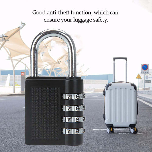 4-Digit Combination Padlock – Secure Portable Lock – alternate view