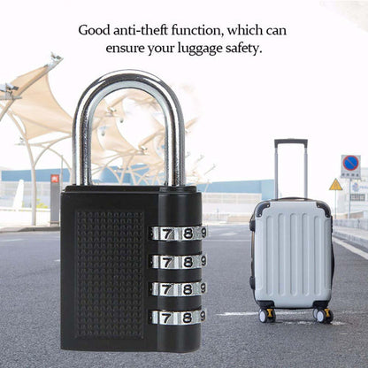4-Digit Combination Padlock – Secure Portable Lock – alternate view