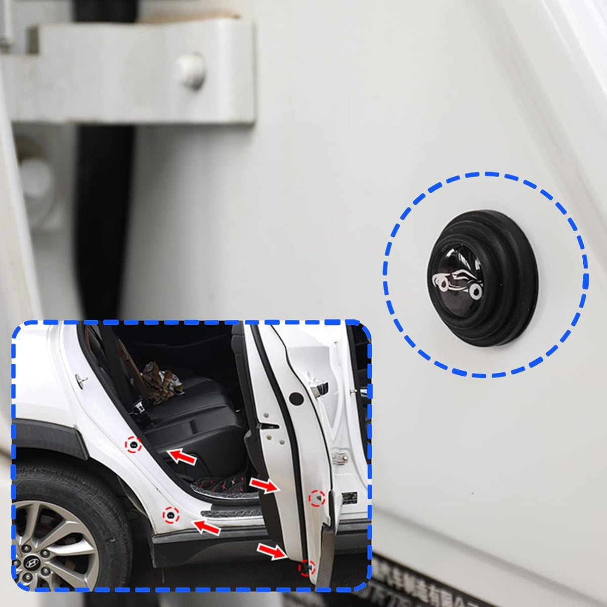 Car Door Protector – Anti-Collision Shock Absorber (10 Pcs) – view 7