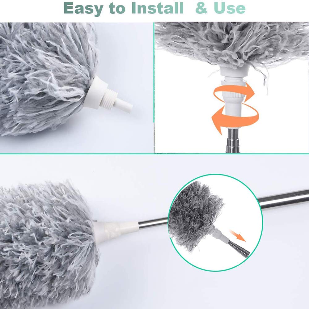 Microfiber Duster – 100-Inch Extendable Handle – view 12
