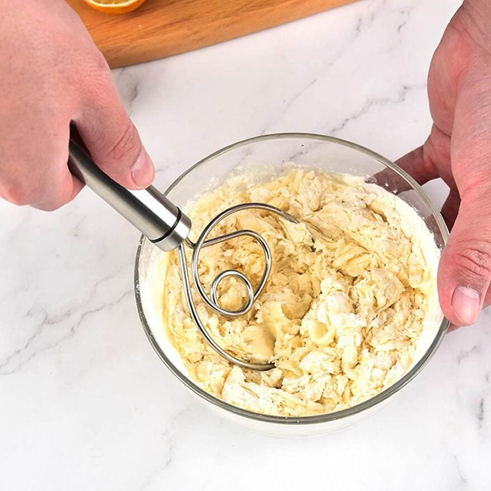 Dough Whisk – Premium Stainless Steel Hand Mixer for Baking – alternate view